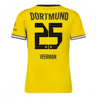 Stroje piłkarskie Borussia Dortmund Joey Veerman #25 Koszulka Podstawowej dla damskie 2026-27 Krótki Rękaw